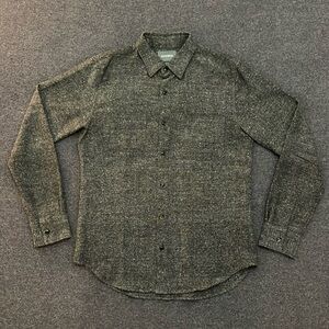 Bonobos Slim Fit Twill Shirt Gray size Medium